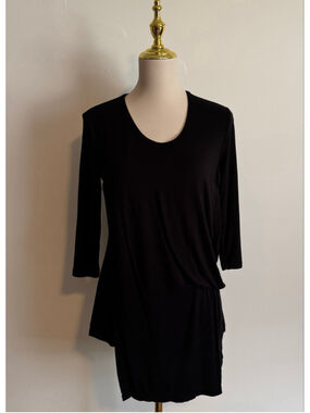 Women's Nene Leakes Black Tunic Top XS